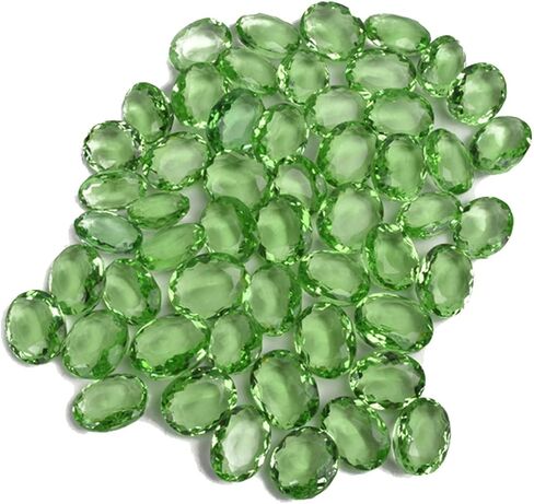 GEMHUB Oval Shape Green Amethyst 200.00 Ct Set of 4 Pcs Loose Gemstone Wholesale Lot in Saudi Arabia