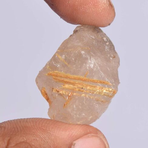 REAL-GEMS أحجار كريمة مفكوكة من الكوارتز الذهبي الطبيعي الخام غير المقطوع والكريستال المعالج 38.00 قيراط عينة من الأحجار المعدنية المصقولة المعتمدة in Saudi Arabia