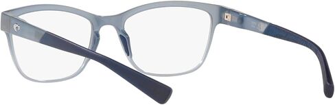 Costa Del Mar Women's 6A8007V Ocean Ridge 210 Cat Eye Prescription Eyewear Frames, Shiny Crystal Sky Blue/Demo Lens, 53 mm in Saudi Arabia