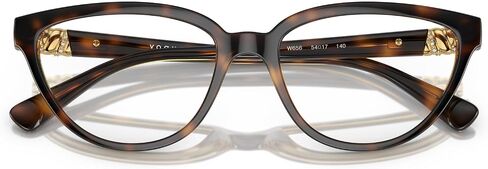 Vogue Eyewear Women's O5517B Cat Eye Prescription Eyewear Frames, Dark Havana/Demo Lens, 54 mm in Saudi Arabia