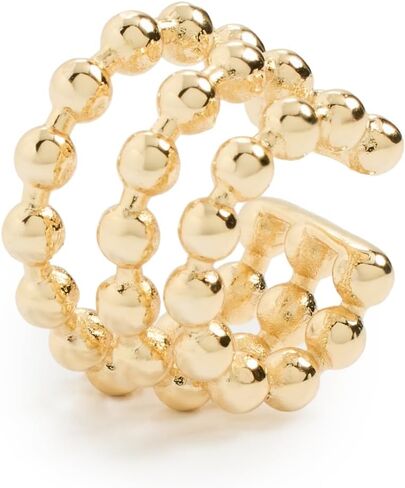 By Adina Eden Women's Triple Beaded Ear Cuff in Kuwait