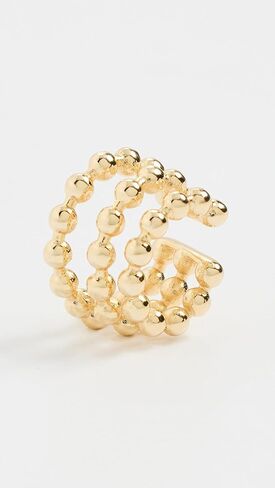 By Adina Eden Women's Triple Beaded Ear Cuff in Kuwait