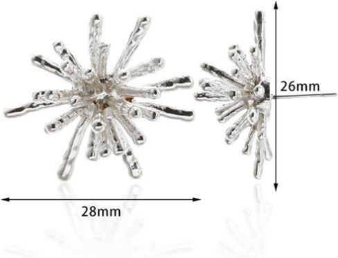 أقراط النجمي الذهب أقراط النجمي أقراط فاسق للنساء الفتيات روك بيان أقراط نجمة لحفلة موسيقية هدايا مجوهرات للنساء الفتيات in Kuwait