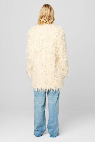 [BLANKNYC] Womens Luxury Clothing Mongolian Faux Fur Coat, Comfortable & Windbreaker Jacket Luxury Clothing Mongolian Faux Fur Coat, Comfortable & Windbreaker Jacket in Saudi Arabia