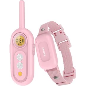 PATPET Dog Training Collar - 2000Ft Waterproof Shock Collar for Small Medium Dogs (10-100Ibs), Rechargeable Training Collar with 3 Safe Training Modes