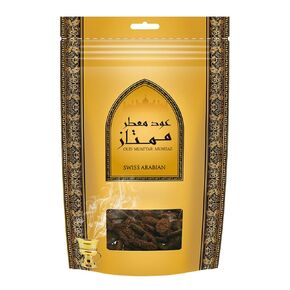 Swiss Arabian Oud Muattar Mumtaz - Home Fragrance Incense - Use with Traditional Middle Eastern Charcoal and Electric Burner - Blend of Rose and Hyacinth - Scented Exotic Arabic Bukhoor - 17.6 oz