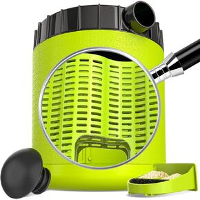 NEPTONION Professional Cricket Keeper Live Worm Organizer Tank with Rubber Seal, Dubia Roach Habitat with Bug Dirt Management Function, Perfect for Keeping Silkworm, Cricket,Dubia Cockroach,Superworms