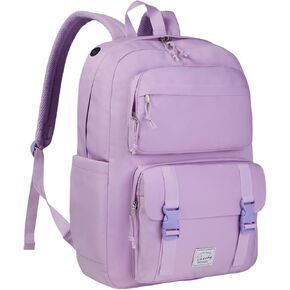 VASCHY Backpack for Men, Unisex Large Fashion Schoolbag Book bag Rucksack for High School/College/Work/Travel/Commuter Green