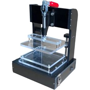 PCB Universal Test Stand, PCBA Test Rack Embryo Frame DIY Circuit Board Fixture Testing Jig 180x160MM with 4 Acrylic Board (180x160MM)