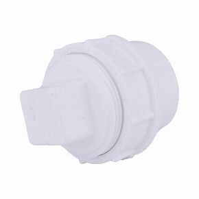 CHARLOTTE PIPE 3 DWV FTG C/O ADAPTER W/CO PLUG DWV (DRAIN, WASTE AND VENT) (1 Unit Piece)