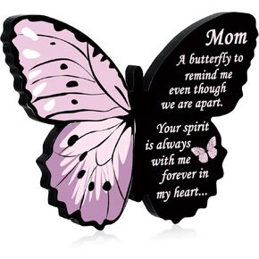 Geelin Condolence Gifts for Loss of Mother Sympathy Gifts Memorial Bereavement Acrylic Butterfly Condolence Gifts in Memory of Loss of Loved One for Table Centerpieces Remembrance