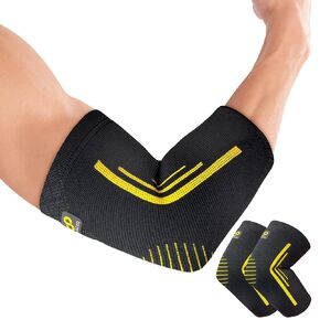 Bracoo 2 Pack Elbow Brace Compression Support Sleeve for Tendonitis Pain Relief Men & Women, Tennis Elbow, Golf Elbow, Weightlifting, EE92