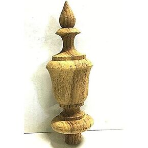 Sittikatechai Teak Wood Finial for Clock Home Office Furniture Decor DIY