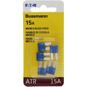 Cooper Bussmann BP/ATR-15-RP Atr-15 Amp Blade Fuse, 5 Pack