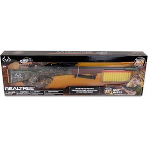 NKOK Realtree Pump Action Toy Shotgun 25027, Wood Grain and Black Design Give The Toy Shotgun a Quality Look, Allows for Pretend Play, Realistic Sounds, Perfect for Ages 4 and up