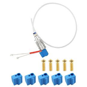 3D Printer Extruder Hotend Kit Fit for Kobra Max 3D Printer, with 5 PCS Silicone Sock and 0.4mm Nozzle, 3D Printer Extruder Kit