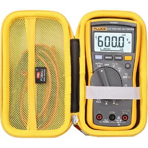 FBLFOBELI EVA Travel Carrying Case for Fluke 117 115 116 114 113 Digital Multimeter, Storage Organizer Bag (Case Only)