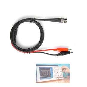 27 inch Length Generator Test Line Cable,0.12in / 4mm Diameter Dual Channel Arbitrary Waveform Function Generator BNC Coaxial Cable, Red And Black Clip Test Cable Probe Leads Oscilloscope Test