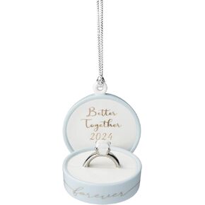 Lenox 895775 2024 Together Forever Ring Box Ornament