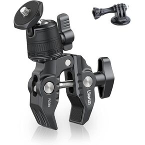 ULANZI CM010 Fence Mount for Mevo, GoPro, iPhone, Phone, AKASO, DJI Osmo Action, Insta360, Mevo Start for Baseball Softball Tennis Recording, Cameras Net Chain Link Fence Clip Mount Holder