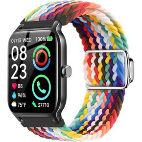 Bands Compatible with AGPTEK LW11 Bands Nylon Strap Breathable Adjustable Stretchy Loop Wristband