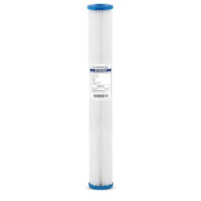 Hydronix SPC-25-2020 Polyester Pleated Sediment Water Filter, Washable & Reusable, 2.5" X 20", 20 micron