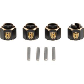 MEUS RACING Brass Wheel Hex Hub 10mm(+6mm) Extenders Adaptor for 1/18 RC Crawler Car TRX-4M TRX4M Upgrade Parts V2