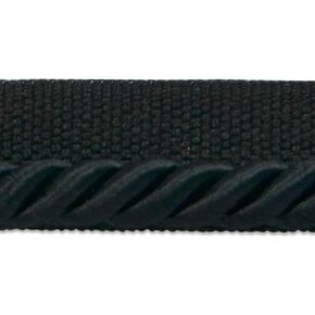 Trims by the Yard Emmerson 1/4" Twisted Lip Cord Trim, Navy Blue (5 Yard Cut) in Kuwait