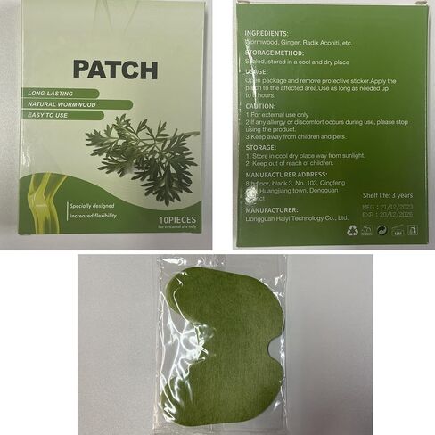 10PCS Knee Patches,Natural Wormwood Extract Sticker for Knee,Neck,Hand,Shoulder,Back,Herbal Patches for Knee Patch in Saudi Arabia