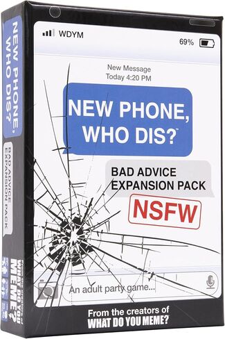 WHAT DO YOU MEME? New Phone, Who Dis? Expansion Pack - Designed to be Added to New Phone, Who Dis? Core Game in Saudi Arabia