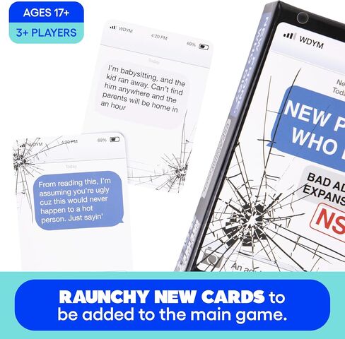 WHAT DO YOU MEME? New Phone, Who Dis? Expansion Pack - Designed to be Added to New Phone, Who Dis? Core Game in Saudi Arabia