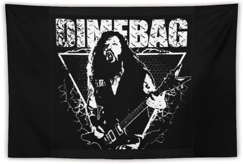 Generic Darrell Music Dimebag نسيج جدار الفن الجمالي المفروشات معلقة لغرفة النوم ديكور المنزل 40 × 60 بوصة in Saudi Arabia