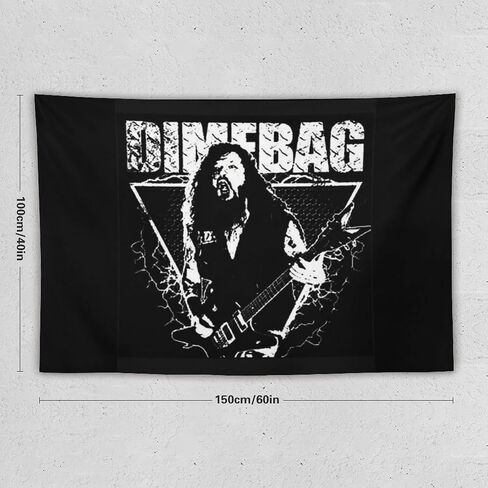 Generic Darrell Music Dimebag نسيج جدار الفن الجمالي المفروشات معلقة لغرفة النوم ديكور المنزل 40 × 60 بوصة in Saudi Arabia