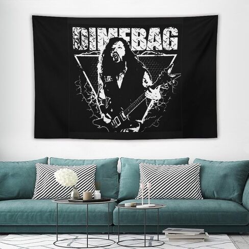 Generic Darrell Music Dimebag نسيج جدار الفن الجمالي المفروشات معلقة لغرفة النوم ديكور المنزل 40 × 60 بوصة in Saudi Arabia