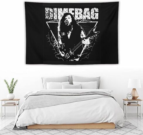 Generic Darrell Music Dimebag نسيج جدار الفن الجمالي المفروشات معلقة لغرفة النوم ديكور المنزل 40 × 60 بوصة in Saudi Arabia