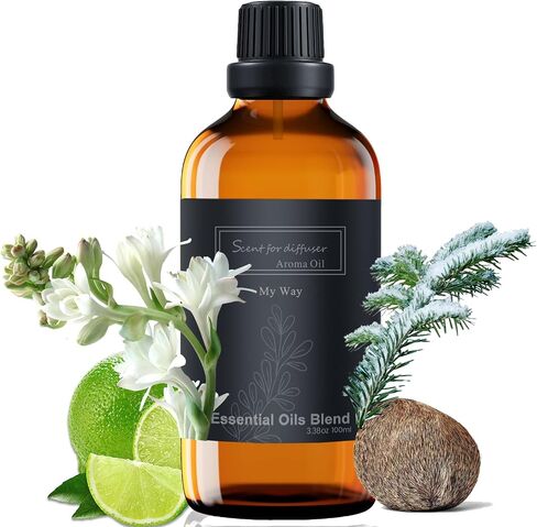 Hotel scents,Hotel Collection Diffuser Oils, My Way Aromatherapy Fragrances, Pure Essential Oil with Iris Root, Honeysuckle and Sandalwood for Diffuser- 3.38 Fl Oz in Saudi Arabia