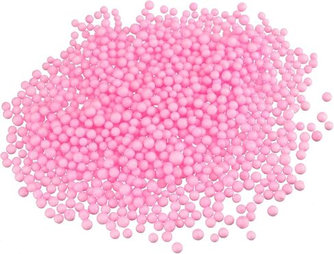 DMiotech 1 Pack 0.1-in Foam Beads Ball Polystyrene Round Foam Ball Red for DIY Crafts, Arts, Party Decoration in Kuwait