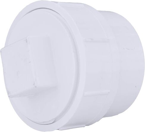 شارلوت PIPE 3 DWV FTG C/O محول مع قابس CO DWV (التصريف والنفايات والتهوية) (قطعة واحدة) in Kuwait