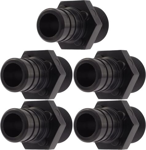 SharkBite 1/2 x 1/2 Inch MNPT Poly Crimp Adapter, Pack of 5, PEX Pipe, PE-RT, UP120A5 in Saudi Arabia