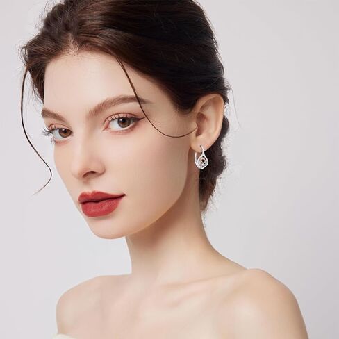 Dog Paw Print Earrings for Women 925 Sterling Silver Dog Bone Earrings Animal Dog Pet Drop Dangle Leverback Earrings Cat Dog Paw Print Jewelry for Women Girls, Sterling Silver, sterling silver in Kuwait