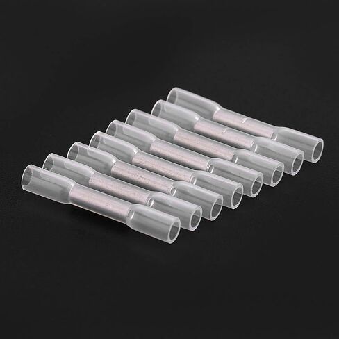 100 قطعة 26-24AWG معزول مقاوم للماء مقاومة للحرارة يتقلص بعقب سلك كهربائي تجعيد محطة موصل عدة للسيارات والبحرية in Saudi Arabia