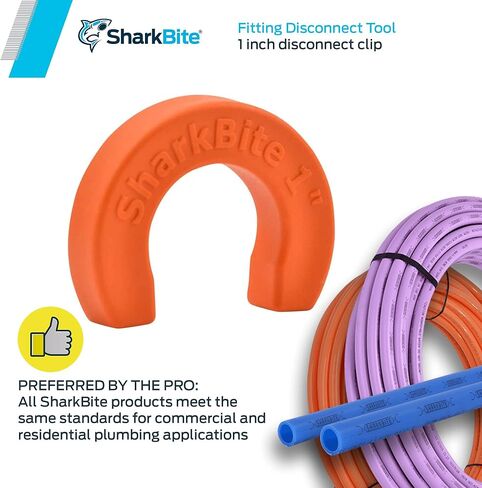 SharkBite 1/2 Inch Disconnect Clip for Push to Connect Brass Plumbing Fittings, U710A in Saudi Arabia