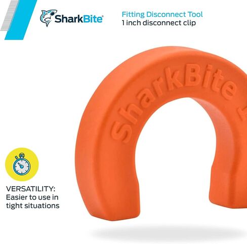 SharkBite 1/2 Inch Disconnect Clip for Push to Connect Brass Plumbing Fittings, U710A in Saudi Arabia