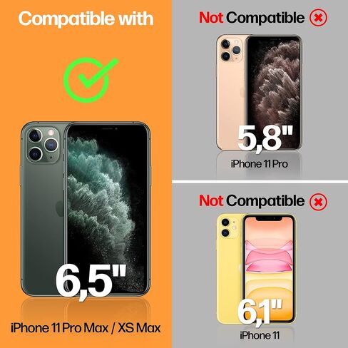 Power Theory Designed for iPhone X, iPhone Xs Privacy Screen Protector Tempered Glass Anti Spy protection [9H Hardness], Easy Install Kit, 99% HD Bubble Free Case Friendly, 2 Pack in Kuwait