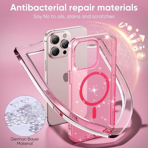ABenkle Compatible with iPhone 12 and 12 Pro Case, Slim Fit Hybrid Glitter Bling Sparkly Case for Women Shockproof Protective Flexible Bumper Cover for iPhone 12/12 Pro 6.1-Inch 2020, Black Glitter in Kuwait