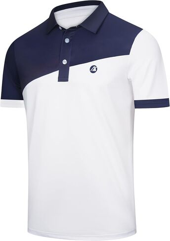 Golf Shirts for Men Recycled Polyester Polos Short Sleeve Quick Dry Casual Business Tees Tennis Shirt in Saudi Arabia