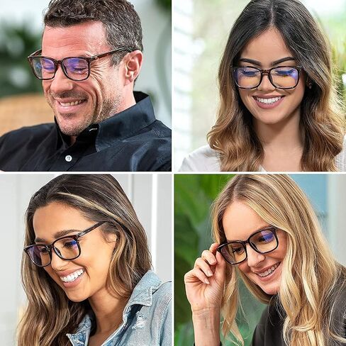 Readerest Blue Light Blocking Reading Glasses - 3.25 Magnification, Anti-Glare, UV Protection - Men and Women's Glasses for Computer and Reader - Reduce Eyestrain, Fatigue with Anti-Reflective in Saudi Arabia
