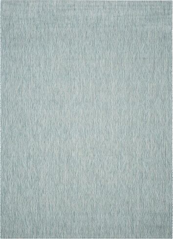 SAFAVIEH Courtyard Collection 8' x 10' Aqua CY8522 Indoor/ Outdoor Patio Backyard Mudroom Area Rug in Saudi Arabia