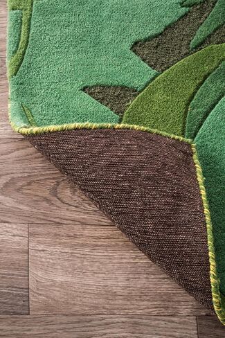 nuLOOM Hand Tufted King of the Jungle Runner Rug, 2' 6" x 8', Green in Saudi Arabia