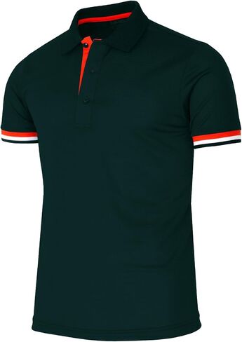 Men's Polo Shirt Short Sleeve Dri Fit Athletic Golf Polo Shirt Casual Polo Shirt in Saudi Arabia